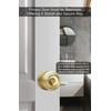 goldenwarm Gold Interior Door Knobs, Interior Door Knobs Bedroom, Brass