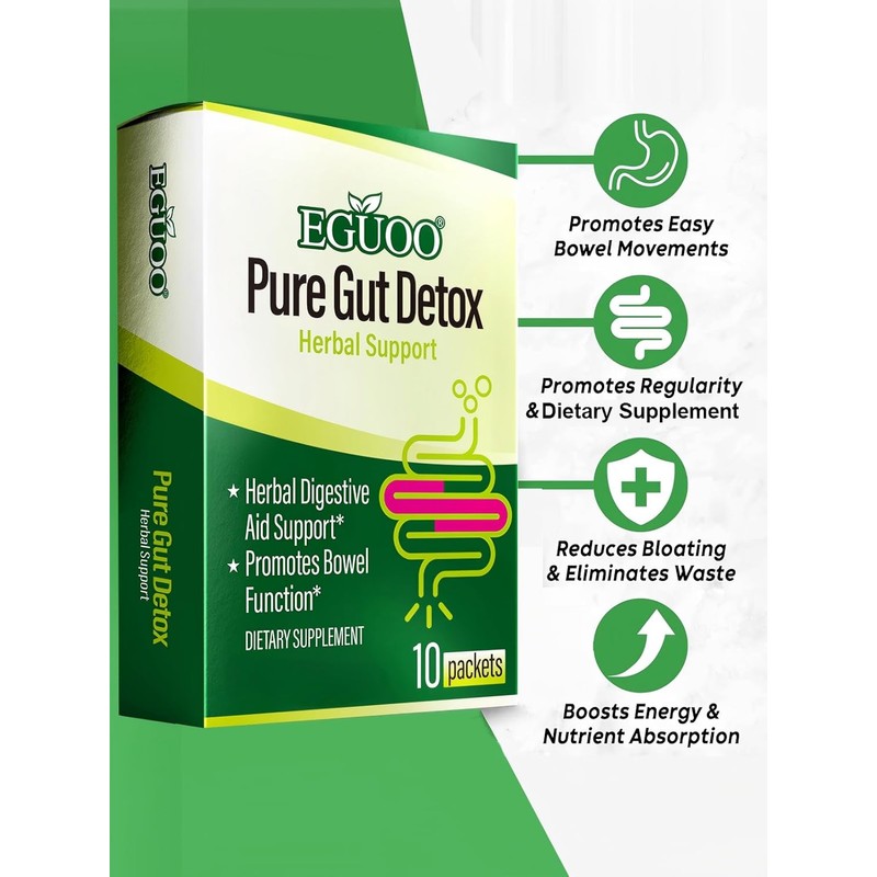 Pure Gut Detox Powder – Bloating & Digestive Support |