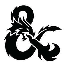 Dungeons and Dragons and Black Decal Vinyl Sticker|Cars Trucks Vans Walls Laptop| Black |5.5 x 5.5 in|LLI669