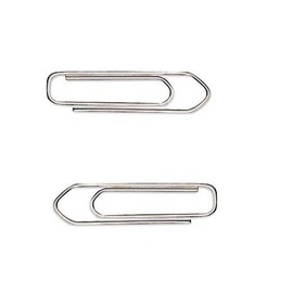 Whitecroft Essentials 33241 Value 27mm Large No Tear Paperclip (Pack of 1000)
