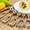 Stainless Steel Ice Cream Spoon Cookie Dessert Food Scoop Scooper