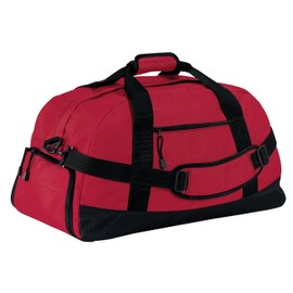 Port & Company luggage-and-bags Improved Basic Large Duffel OSFA Red