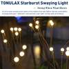 TONULAX Solar Garden Lights - New Upgraded Solar Swaying Light,