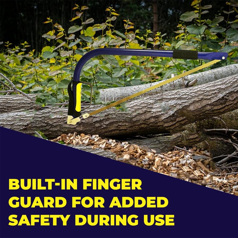 Dapetz ® 21” Tapered Bow Saw Wood Logscmes with Trees