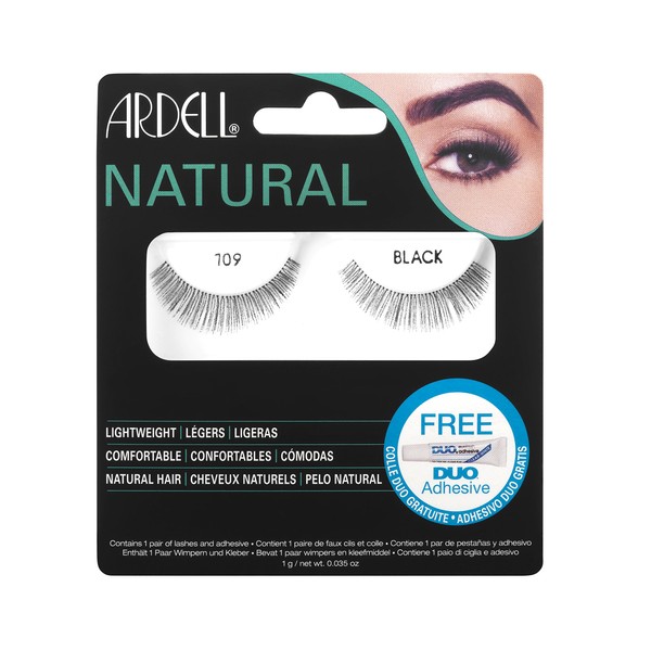 Ardell Fashion Lashes, 109 Black, 1 Pair (Pack of 3)