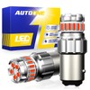AUTOONE 1157 LED Bulb Red for Brake Lights, 2057 2357