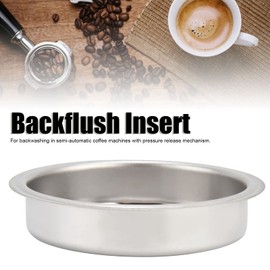 Blind Filter, 51Mm Coffee Machine Stainless Steel Backflush Insert Blind Filter for Espresso Coffee Machine