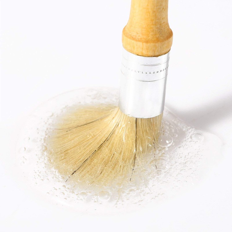 Coobey 3 Pack Glue Brush Bookbinding Wooden Glue Brush for