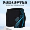 A707 New Quick-Drying Men's Big Size Comfortable Pool Beach Boxer Swim Trunks Size 4XL Recommended 77.50 Kg-87.50 Kg/Blue 10ea