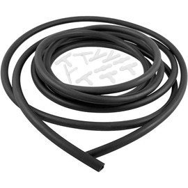 Mean Mug Auto 16212-14163A Windshield Washer Pump w/Grommet With 3 Meter Washer Hose and Universal 10x Hose Connectors Kit - Compatible with Nissan, Infiniti - Replaces OEM #: 289203Z000, 2224620-A,