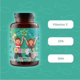 Omega Kids Suplemento 120 Cápsulas - Greenwell