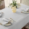 SASTYBALE Gray Tablecloth Rectangle, Spillproof Table Cloth Wrinkle Resistant Washable