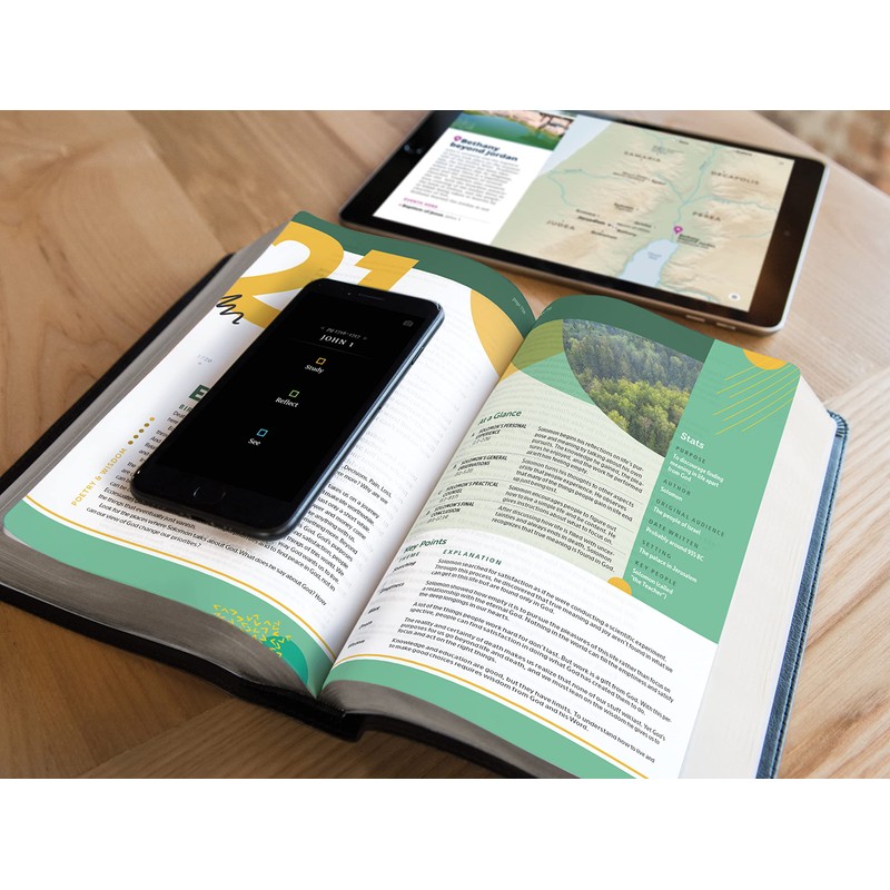 NLT Student Life Application Study Bible, Filament Enabled (Hardcover, Red