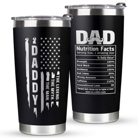 Dad Gifts - Tumbler 20Oz for Christmas, Birthday - Ideas for Son & Daughter