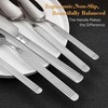 Aufranc 20 Piece Silverware Set, Stainless Steel Flatware Set for