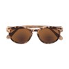 Round Bifocal Reading Sunglasses in Light Tortoise with Amber Lenses