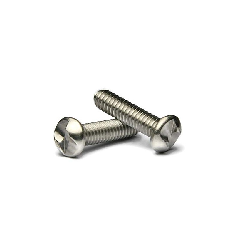 Stainless Steel Tamper Proof 1/4"-20 One Way Machine Screw Kit