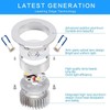 10 Pack,Pocketman 110V 3W Dimmable LED Ceiling Light Downlight,Warm White