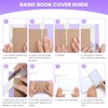 5-in-1 Book Cover Guide,Bookbinding Kit,Book Binding Kits Bookbinding Cover Tool