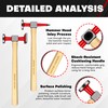 C&T 6 Piece Heavy Auto Body Repair Tool Hammer Dolly