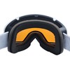 Black Crevice Unisex - Schladming Adult Ski Goggles White, Size