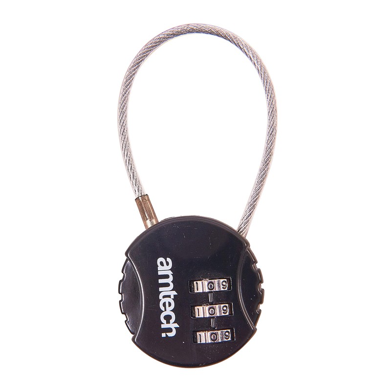 Amtech T1154 Combination Cable Lock