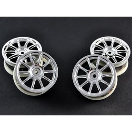 タミヤ OP860 10本スポークメッキホイール (24mm / 0)