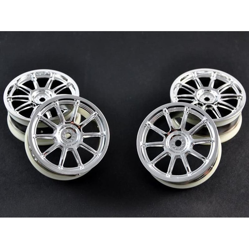 タミヤ OP860 10本スポークメッキホイール (24mm / 0)