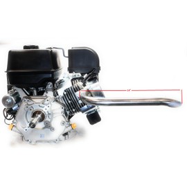 Header Exhaust Pipe for mini bikes/Mini Chopper Bike for Predator 301cc & 420cc, GX240, GX270, GX390