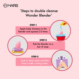 Mars Latex Free Make up Sponge Beauty Blender Puff