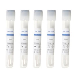 PRF 10ml Tube Platelet Rich Fibrin PRF Test Tube for Centrifuge PRF Tube with No Additive, 50pcs (Clear)