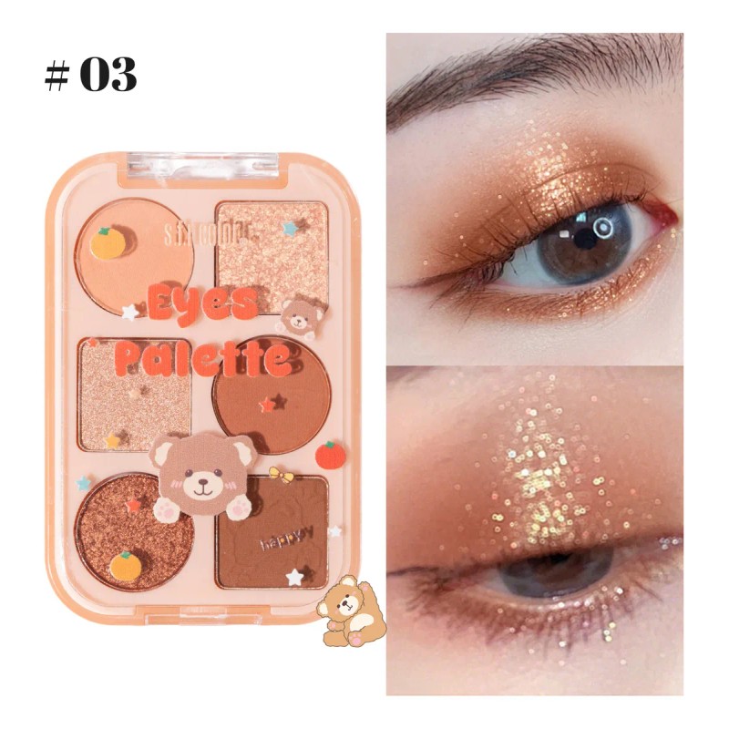 Kit 3 Sombras De Ojos Mate Y Resaltador De Tacto