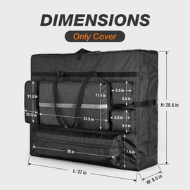 Fizentia Massage Table Carrying Case for 30" Tables 38x9.5x30.5in