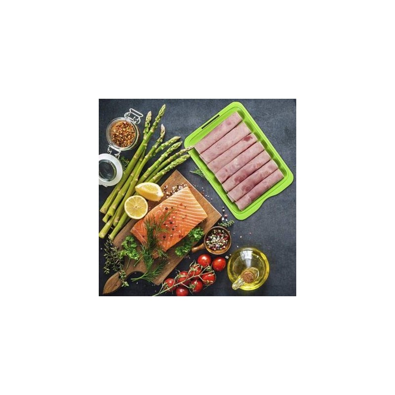 TATAY 4 Cold Cut Food Storage Boxes - Coloured Lids