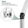 JiGiU 4PCS Joint Connector Extrusion Corner Connector 2020 Joint Aluminium