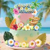 Decoración hawaiana para tartas