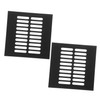 Vaguelly 2Pcs Square Aluminum Alloy Air Vent Grille Ventilation Grille
