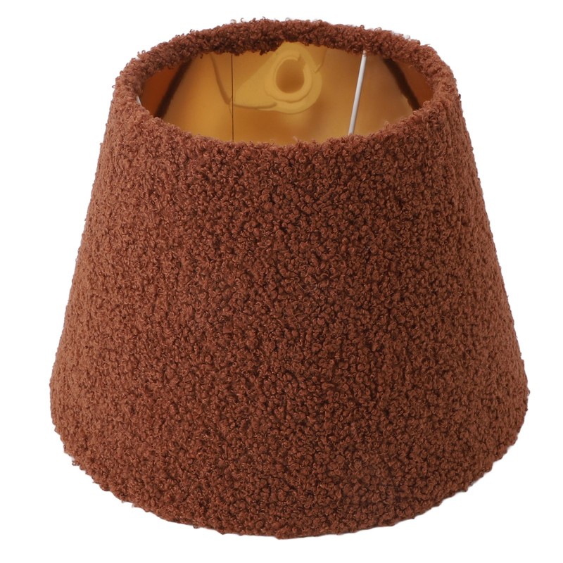 Table Lamp Shade Plush Cloth Tapered Simple Exquisite Lampshade for