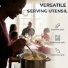 4 Pack Stainless Steel Serving Spoons, 12 Inch Large Buffet