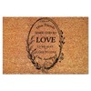 DecStic Dear Friends,Since God So Loved Us Coir Doormat Bible