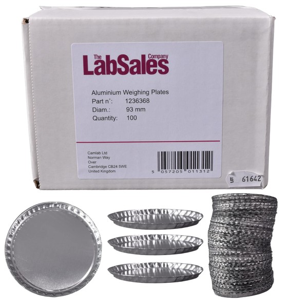 Labsales Aluminium Weighing Boats Plates For Professional And Home Labs