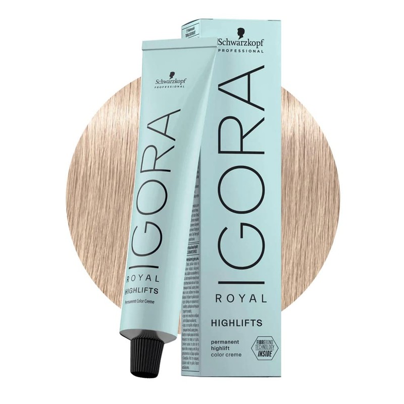 Schwarzkopf Igora Highlifts 12-19 Biondo Superschiarente Cendrè Violetto, 60 ml,