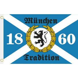 U24 Flag Munich Tradition 1860 Hoisting Flag 90 x 150 cm