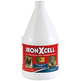 TRM IronXcell Liquid Horse Feed Supplement for Healthy Metabolism and Hindgut | Increased Energy and Performance - 126 fl oz/1 US Gal (3.78 Liter) - 126 fl oz (1 US Gal)