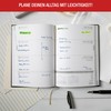 TOBJA PlanWise Book Calendar 2026 A5 - Diary with 1