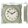 Jones Clocks® Rialto wall clock | Traditional scroll design |