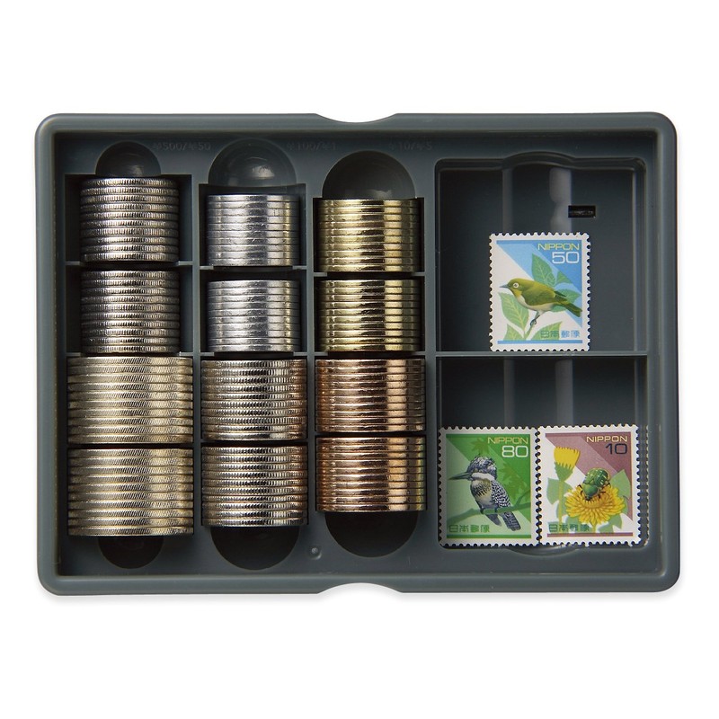 アスカ 手提金庫 MCB310 書類B7サイズ収納 ブルー