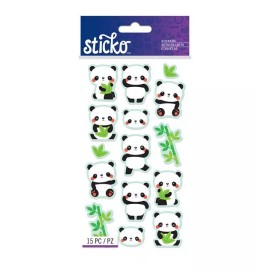 Sticko Rolly Polly Panda Bear Stickers Planner Supply Crafts Scrapbook