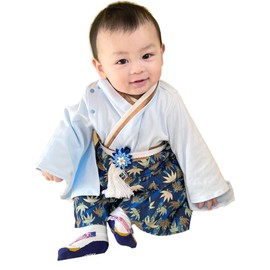 Sweet Mummy Baby Hakama, Boys and Girls, Hakama, Romper, Girls, 100% Organic Cotton, Kimono Shrine Visit, First Festival, Children's Day, Tango Festival, Newborn, First Eating Festival, Hinamatsuri