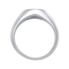 Kuzzoi Signet Ring Men's Ring Smile Solid 925 Sterling Silver